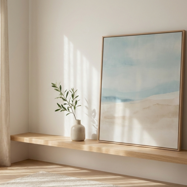 場所に「癒やされる」という選択。アートが整える、あなたの部屋の空気感。